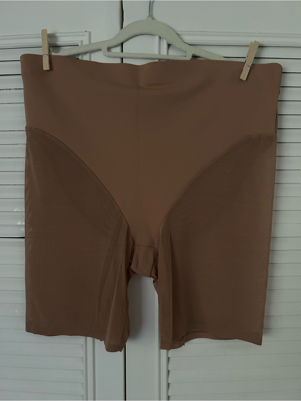 Shapermint High-Waist Shapewear Shorts — Taupe